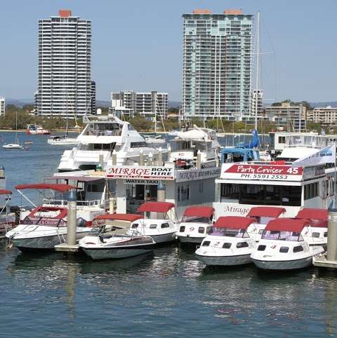 Photo: Mirage Boat Hire and cruises main beach